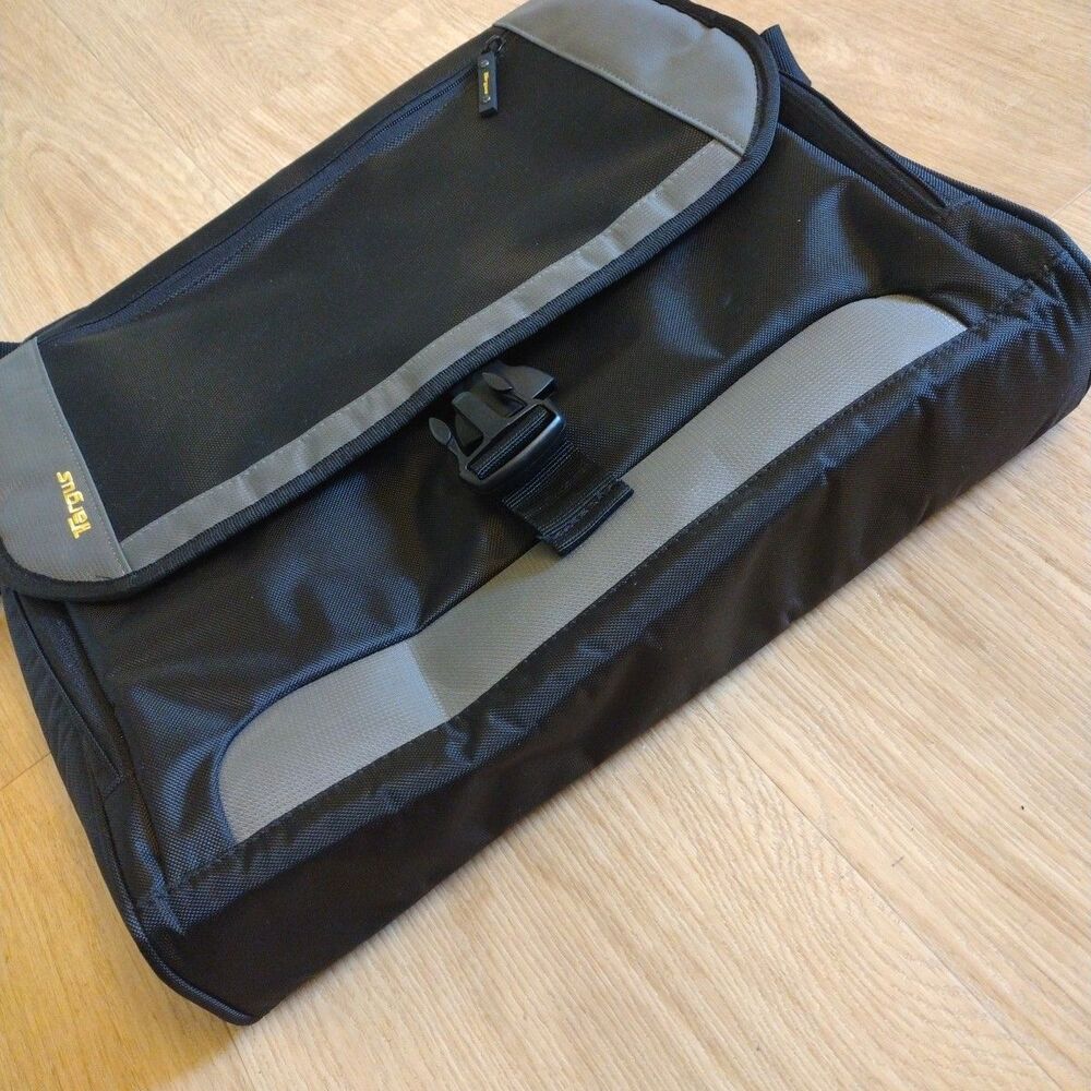 Targus CityGear Laptop Messenger Case Bag TCG200 Nylon 17" Shoulder Strap Handle - Picture 5 of 16